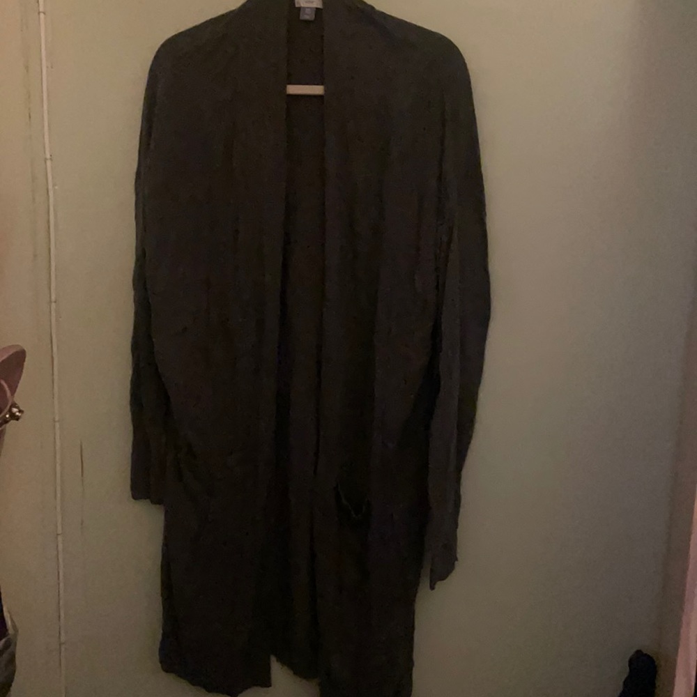 Old Navy dark gray long cardigan